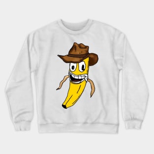 The Crooked Banana series :Hey Crewneck Sweatshirt